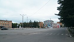Spassk-Dalni'de bir cadde