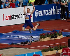 Greg Rutherford, 2012 Olympiasieger, amtierender Weltmeister und 2006 Vizeeuropameister, konnte seinen Titel verteidigen