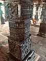 11th 12th century Pachala Someshwara Temple reliefs and mandapams, Panagal Telangana India - 50.jpg