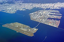 Kobe Airport and transportations to the downtown 151229 Kobe Port Japan02bs.jpg