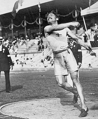 <span class="mw-page-title-main">Athletics at the 1912 Summer Olympics – Men's two handed discus throw</span> Athletics at the Olympics