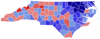 1928 North Carolina gubernatorial election results map by county.svg