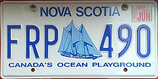 <span class="mw-page-title-main">Vehicle registration plates of Nova Scotia</span>