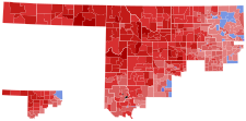Precinct and county-level results 2006 United States House of Representatives election in OK-03.svg