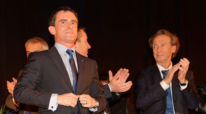 Manuel Valls, Frédéric Barbier et Martial Bourquin.