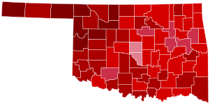 2020 United States House of Representatives Elections in Oklahoma by county.svg