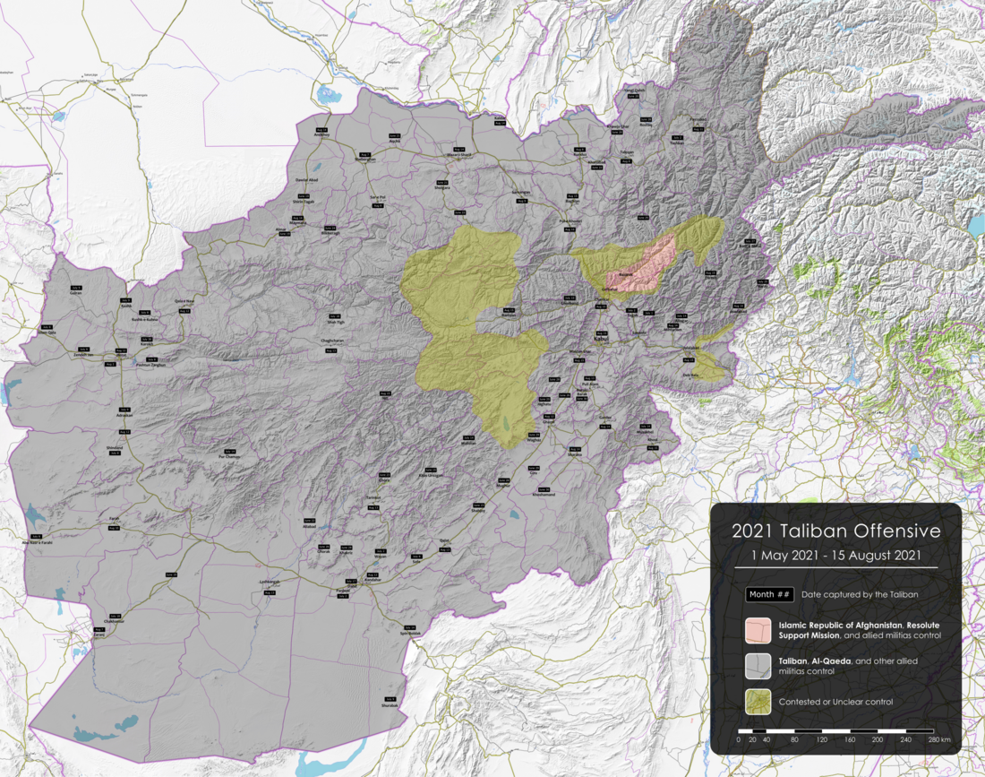 Ofensiva talibana de 2021 a l'Afganistan