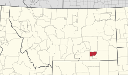 Location of Northern Cheyenne Indian Reservation