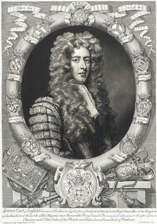 The Earl of Findlater in the robes of the Lord Chief Baron.