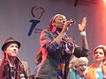 unidentified singer at the Masterpeace concert on liberation day (may 5th) in The Hague