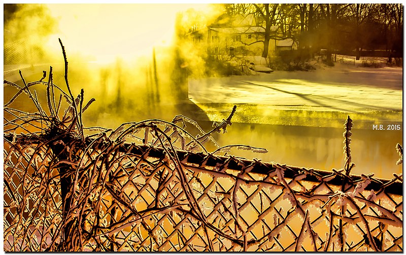 File:A Steamy Sunrise at Baldwin's Pond (24971896885).jpg