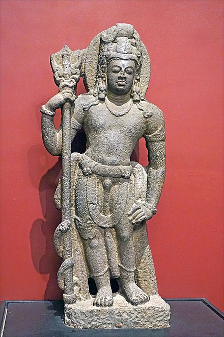 6th-century stone murti of Shiva