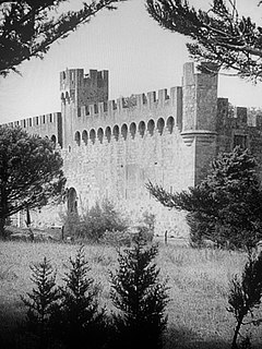 Gaussan Abbey Benedictine monastery in Aude, France