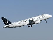 Airbus A320 portant la livrée Star Alliance