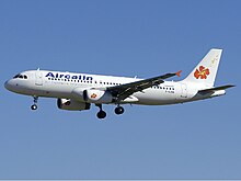 Airbus A320-200 der Aircalin im alten Farbschema