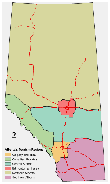 File:Alberta Tourism Regions SVG.svg