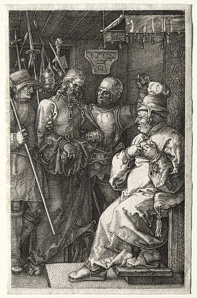 File:Albrecht Dürer - Christ before Caiaphas - 1921.1164 - Cleveland Museum of Art.jpg