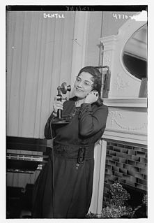 Alice Gentle was an American operatic mezzo-soprano and actress of three films.