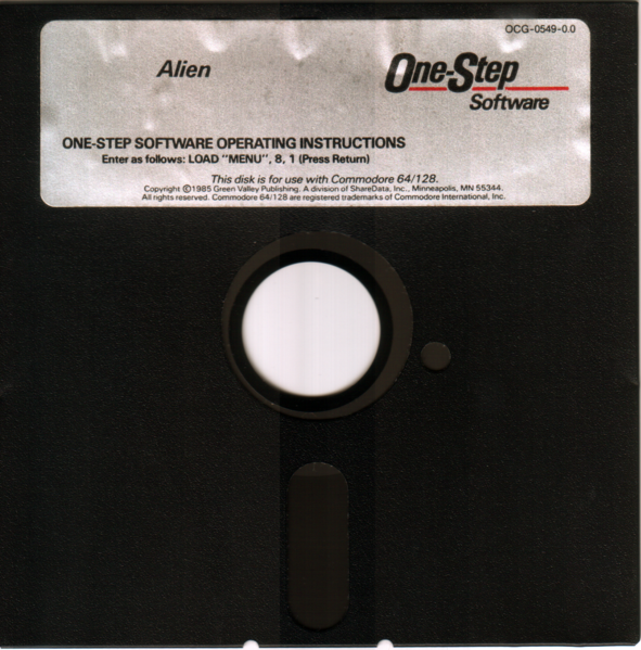 File:Alien Commodore 64 Diskette.png