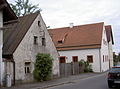 Residential stable of a three-sided courtyard