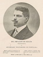 Amilcar de Sousa, Portuguese physician, president of the first Portuguese vegetarian society Amilcardesousa.jpg