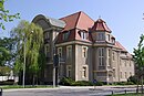 Architectural ensemble of the district court, consisting of the district court building as well as the prison building with the officials' house including the prison fence and front yard fence