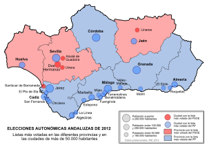 Eleiciones al Parllamentu d'Andalucía de 2012