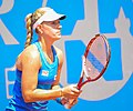 Angelique Kerber during her 2nd round match against Anna-Lena Friedsam at the 2014 Nürnberger Versicherungscup on May 21, 2014