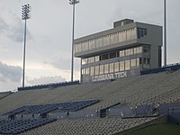 Joe Aillet Stadium hejme eltenas kaj gazetarloĝion