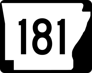 <span class="mw-page-title-main">Arkansas Highway 181</span> State highway in Arkansas, United States