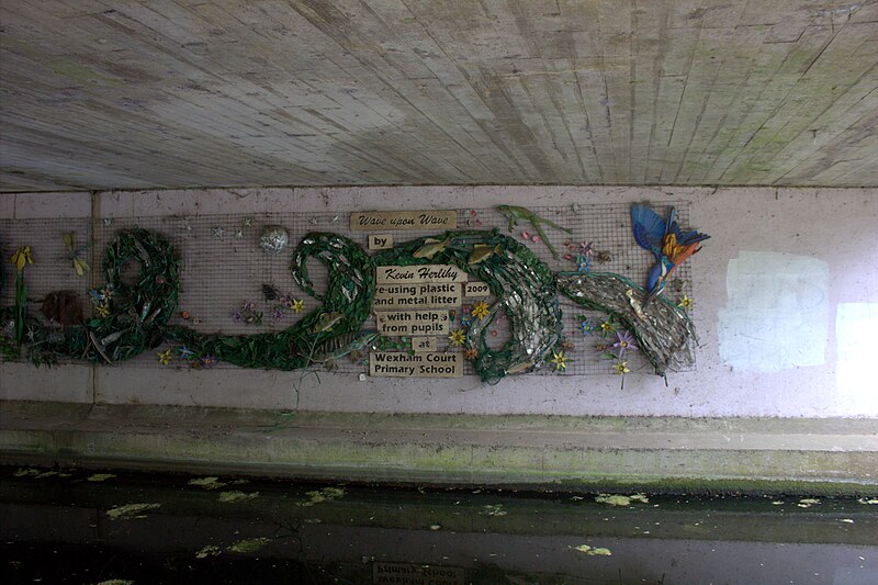 File:Artworks under the Uxbridge Road bridge 1 - geograph.org.uk - 5439451.jpg