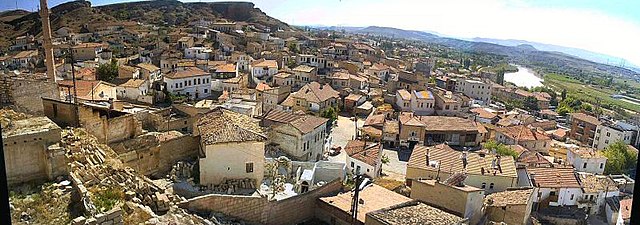 Vista panorâmica da cidade de Avanos