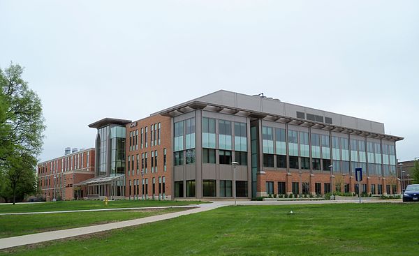 Avera Health Sciences Center on the west side of campus