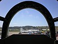 Tail gunner's bubble interior