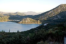 View of Baćina lakes