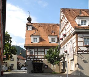 Bad Überkingen - Altes Rathaus1553,Ortsmitte.JPG
