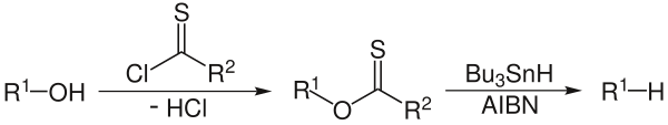 The Barton-McCombie deoxygenation