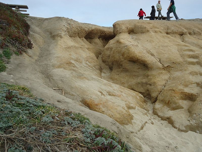 File:Beach Erosion Scene near Half-Moon-Bay California.jpg