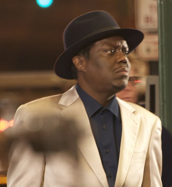 Bernie Mac on the set of the film in March 2008