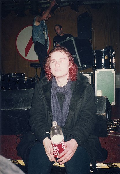 Vocalist Billy Corgan in 1992