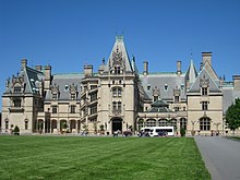 Biltmore in Asheville, North Carolina Biltmore Estate - front facade.JPG