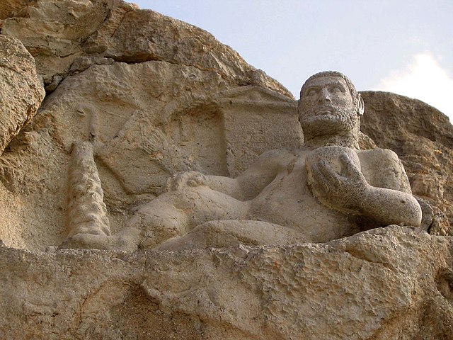 Hellenistic-era depiction of Bahram as Hercules.