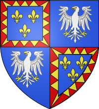 Blason Nicolas III d'Este (1383 - 1441).svg