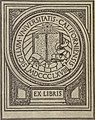 Book plate, University of California, MDCCCLXVIII (1868), FIAT LUX, Ex Libris, BHL23731638 (cropped).jpg