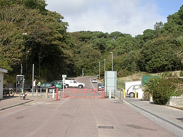 The beachside car park in Durley Chine. Bournemouth, Durley Chine - geograph.org.uk - 1501348.jpg