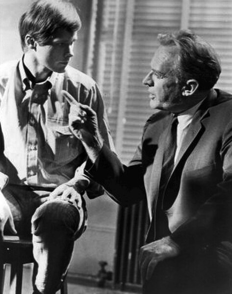 DeWilde with Arthur Kennedy in "The Confession" on 'ABC Stage 67' in 1966