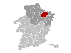 Bree Limburg Belgija Map.png