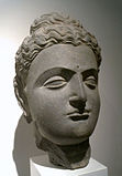 hlava Buddhy z prvních století našeho letopočtu