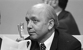 Карл-Хайнц Нарьес на Федеральном партийном съезде ХДС 1973