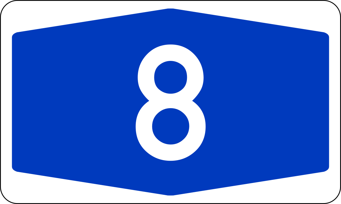 File:Bundesautobahn 8 number.svg